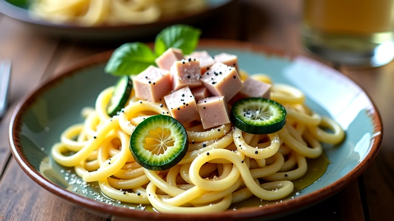 strozzapreti tonno zucchine croccanti"