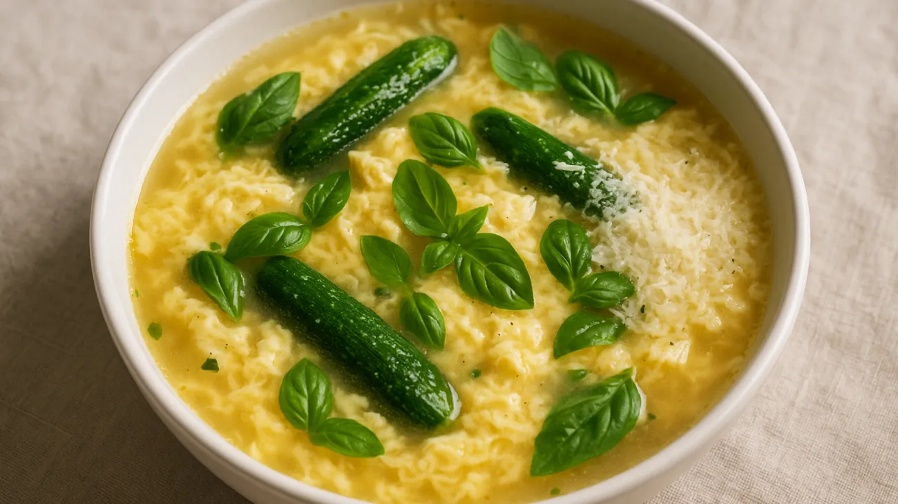 Basilico fresco zucchine novelle stracciatella cremosa"