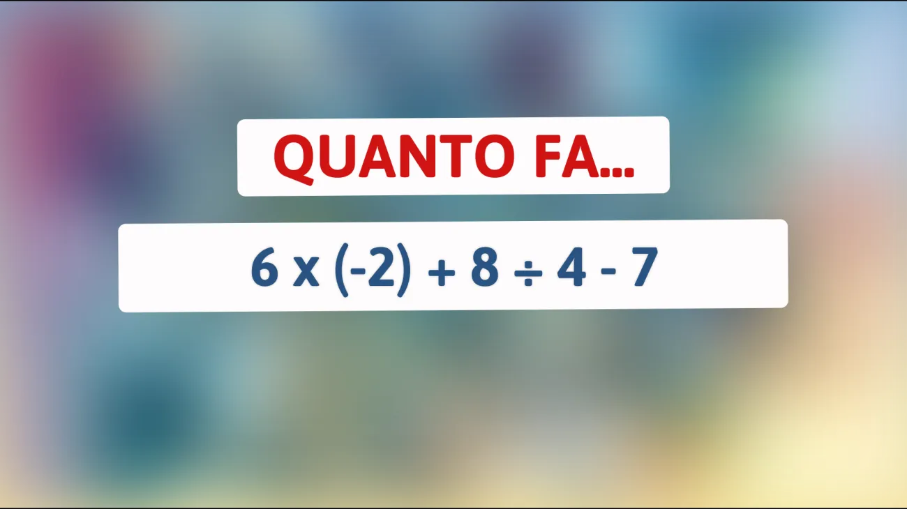 Il rompicapo che caos nelle menti: riesci a risolvere l'equazione impossibile che inganna anche i più brillanti? Scopri se sei tra i pochi geni!"