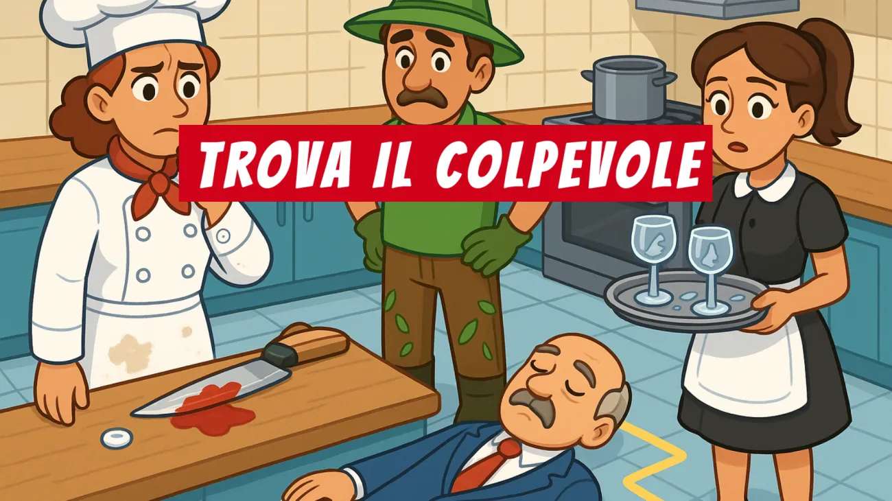 Solo i più intelligenti svelano il mistero: riesci a trovare il vero colpevole nella cucina mortale? Sfida te stesso con l’indovinello che sta facendo impazzire tutti!"