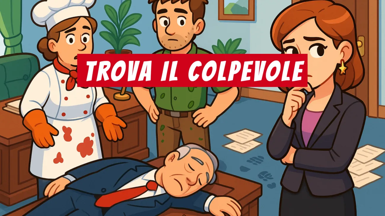 Solo i veri geni riescono a risolvere questo giallo: trova il colpevole tra indizi nascosti e dettagli insospettabili! Sfida la tua intelligenza con il mistero dell’ufficio del direttore"