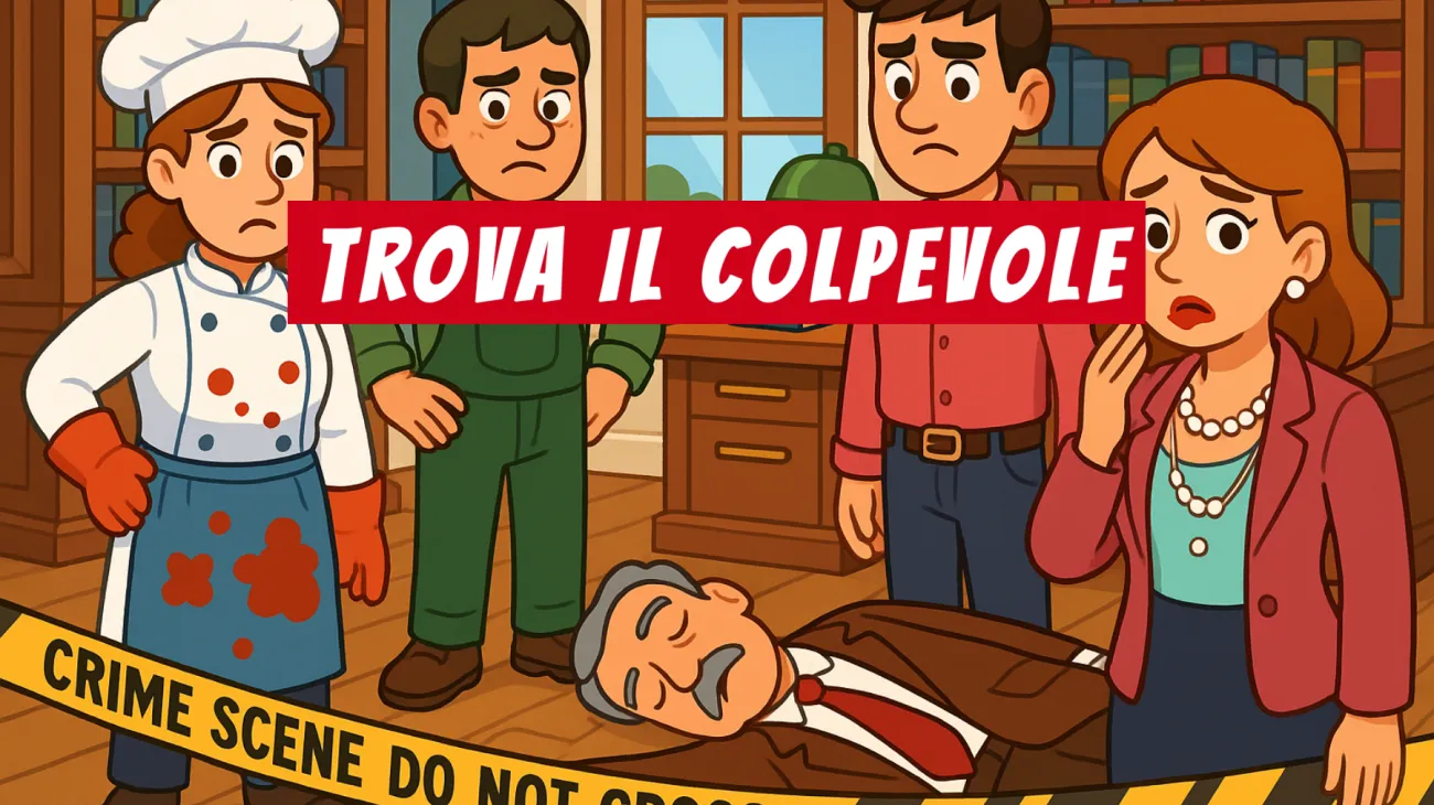Solo il 2% delle persone capisce chi è il colpevole al primo colpo: risolvi il mistero della villa, se ci riesci sei un vero genio!"