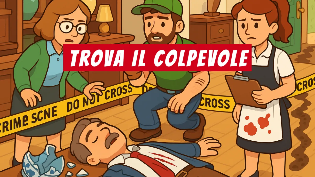 Solo il 2% risolve questo enigma investigativo: riesci a scoprire chi è il colpevole nel misterioso omicidio dell’antiquario? Sfida il tuo ingegno!"