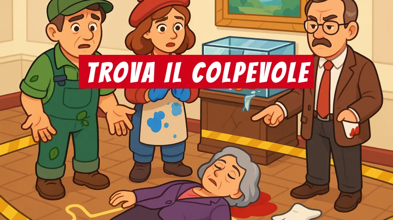 Solo le menti più brillanti riescono a risolvere questo enigma della villa: riesci a trovare il vero colpevole? Sfida la tua intelligenza!"