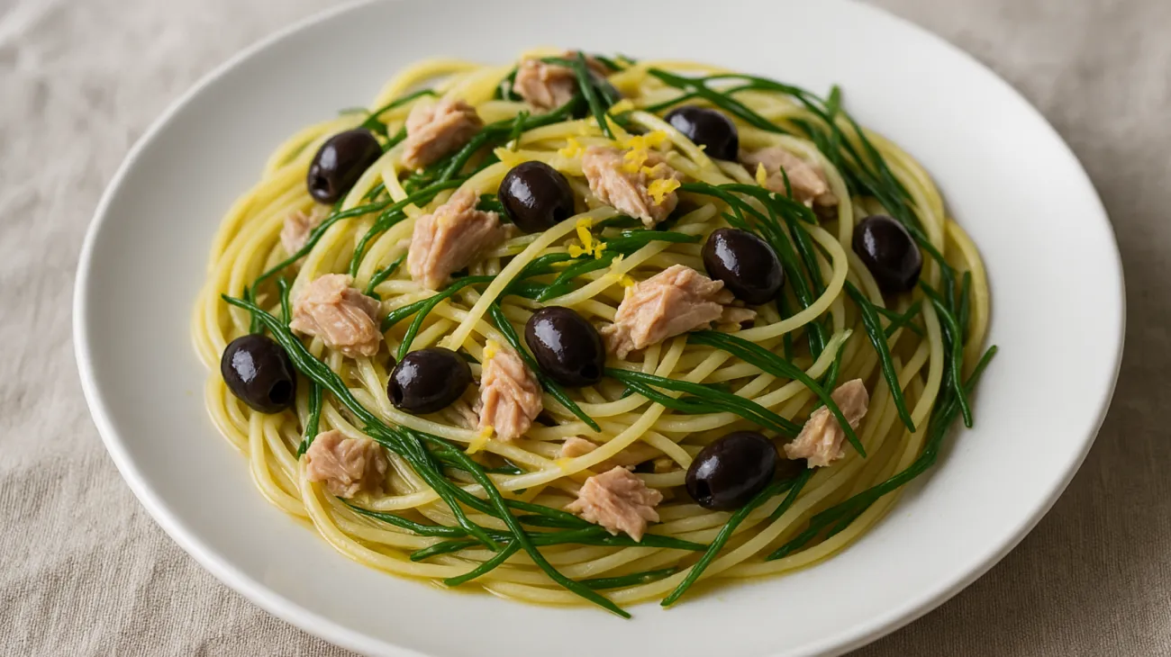 Spaghettini agretti limoni"