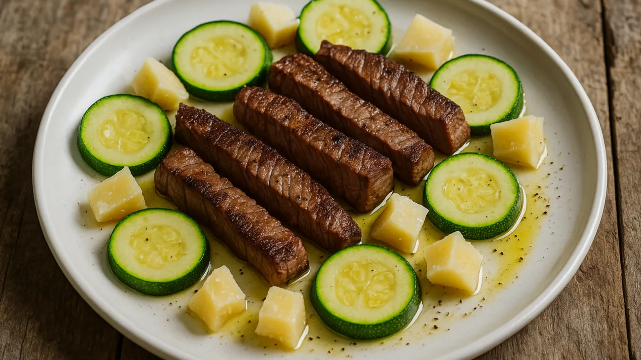 controfiletto di manzo toma piemontese zucchine grigliate"