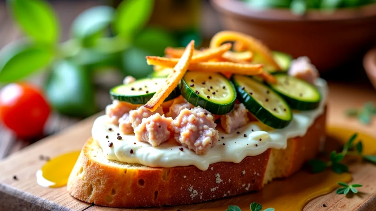 pane toscano tonno zucchine"